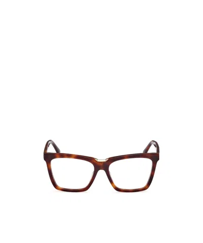 Max Mara Full Frame Plain Mirror In Brown