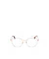 Max Mara Full Frame Plain Mirror In Gold