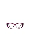 Max Mara Full Frame Plain Mirror In Purple