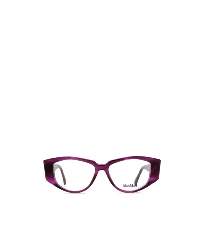 Max Mara Full Frame Plain Mirror In Purple