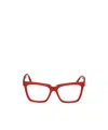 Max Mara Full Frame Plain Mirror In Red