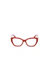 Max Mara Full Frame Plain Mirror In Red