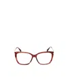 Max Mara Full Frame Plain Mirror In Red