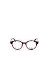 Max Mara Full-frame Plain Mirror In Red