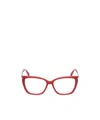 Max Mara Full-frame Plain Mirror In Red
