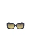 Max Mara Full Frame Sunglasses In Black