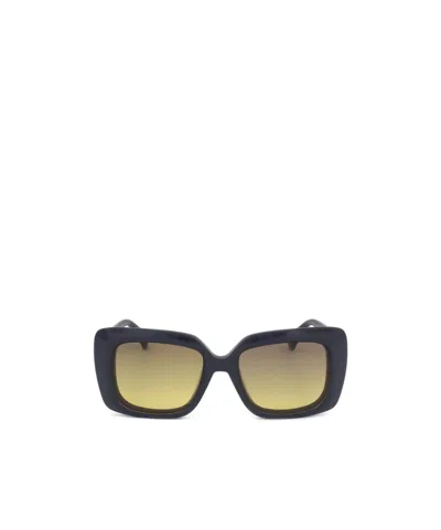 Max Mara Full Frame Sunglasses In Black