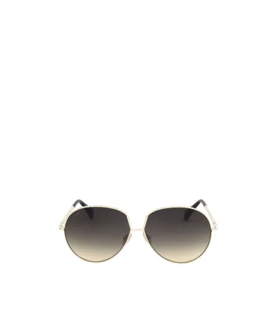 Max Mara Full Frame Sunglasses In Black