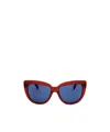 Max Mara Full Frame Sunglasses In Blue