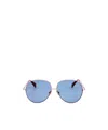 Max Mara Full Frame Sunglasses In Blue