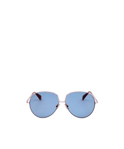 Max Mara Full Frame Sunglasses In Blue