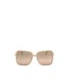 Max Mara Full Frame Sunglasses In Neutral
