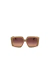 Max Mara Full Frame Sunglasses In Brown