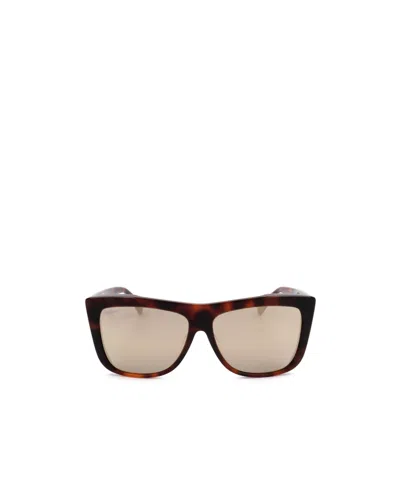 Max Mara Full Frame Sunglasses In Brown