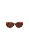 Max Mara Full-frame Sunglasses In Brown