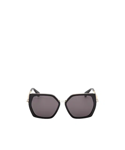 Max Mara Full Frame Sunglasses In Gray