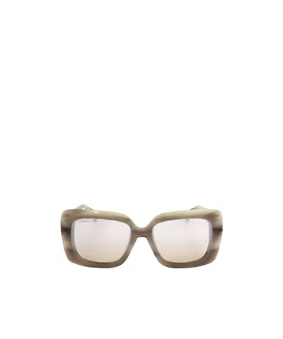 Max Mara Full Frame Sunglasses In Green