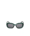 Max Mara Full Frame Sunglasses In Green