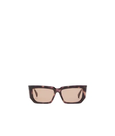 Max Mara Full Frame Sunglasses In Nude
