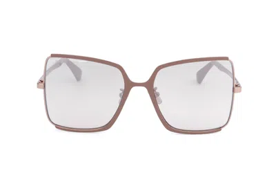 Max Mara Full Frame Sunglasses In Pink