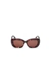 Max Mara Full Frame Sunglasses In Pink