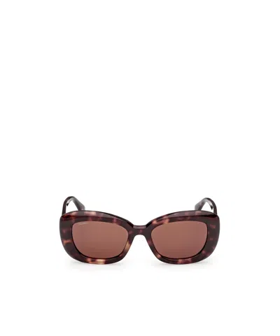 Max Mara Full Frame Sunglasses In Pink