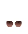 Max Mara Full Frame Sunglasses In Neutral