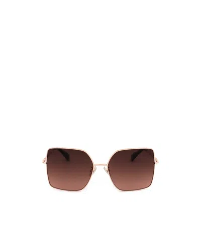 Max Mara Full Frame Sunglasses In Neutral