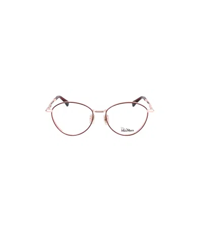 Max Mara Full-frame Non-prescription Glasses In Yellow