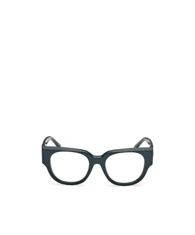 Max Mara Full-rim Non-prescription Glasses In White