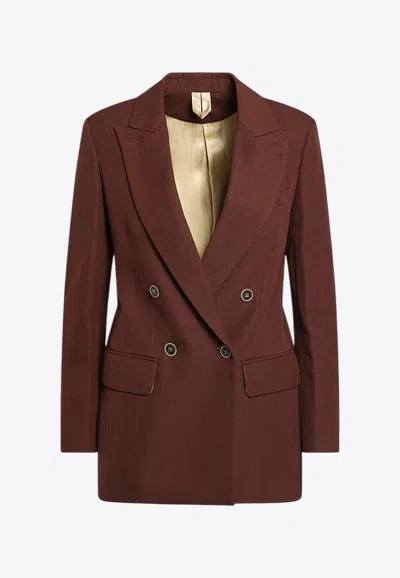 MAX MARA FUMETTO DOUBLE-BREASTED JACKET IN WOOL