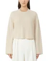 Max Mara Funale Wool & Cashmere Crewneck Sweater In Sand