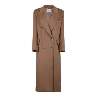 Max Mara Fungo Coat In Brown