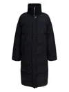 Max Mara Funnel-neck Casarsa Coat In Black