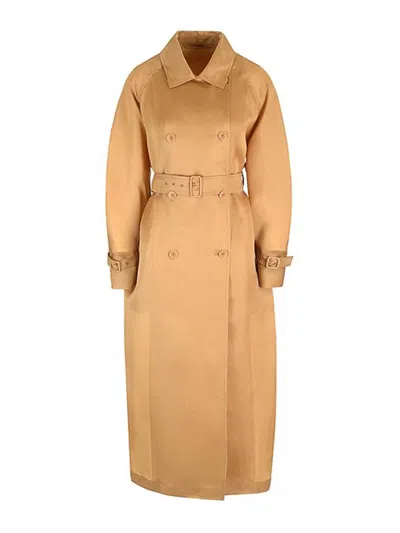 Max Mara Raincoat In Marrón