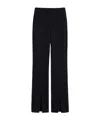Max Mara Gabardine And Jersey Trousers In Multi