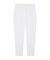 Max Mara Studio High Waist Straight Leg Trousers In White
