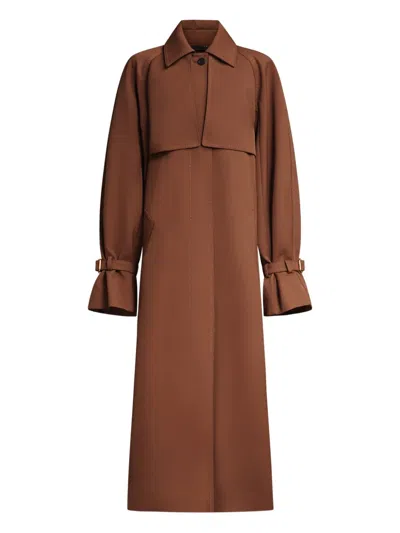 MAX MARA GABARDINE TRENCH COAT