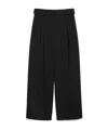 Max Mara Gabardine Trousers In Black