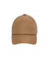 Max Mara Gabardine Water-repellent Baseball Cap In Neutral