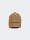 Max Mara Gabardine Water-repellent Baseball Cap In Brown