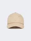 Max Mara Gabardine Water-repellent Baseball Cap In Sand