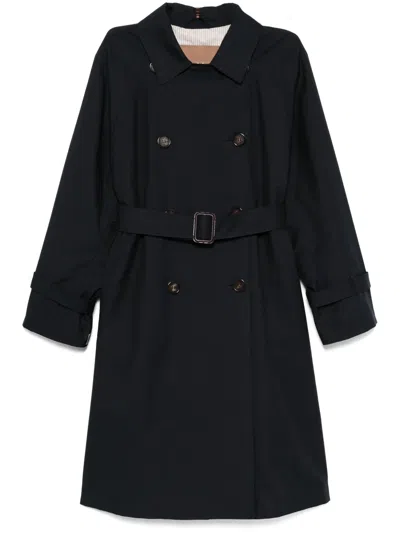 MAX MARA GABARDINE-WEAVE TRENCH COAT