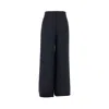 Max Mara Wide-legged Casual Pants In Blue