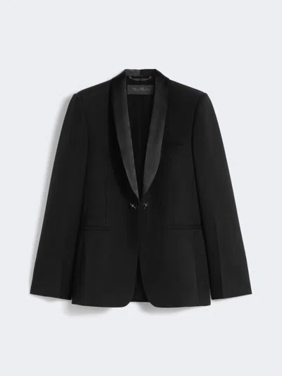 MAX MARA GABARDINE WOOL BLAZER