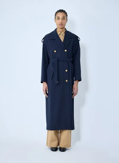 MAX MARA GABARDINE WOOL COAT