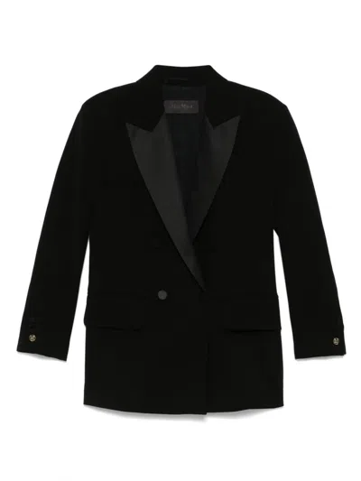 Max Mara Gabarra Blazer In Black