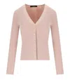Max Mara Gabriel Pink Cardigan In Pink