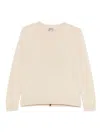 Max Mara Gaia Crew-neck Sweater In Neutral