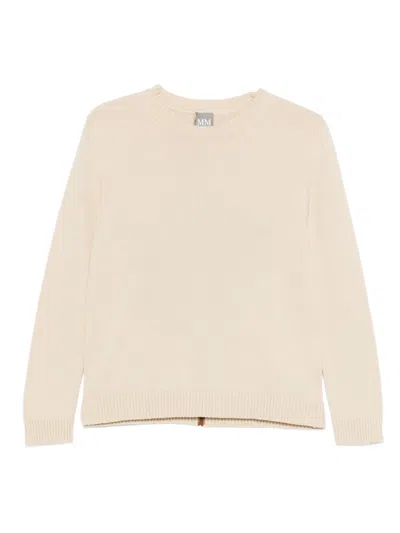 Max Mara Gaia Crew-neck Sweater In Neutral
